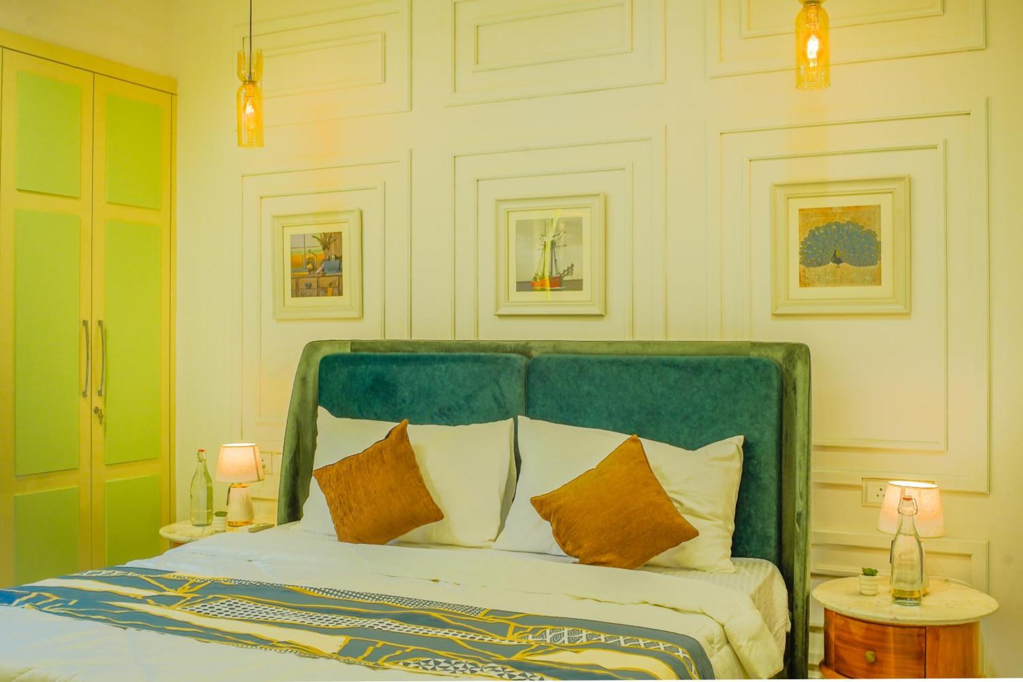 Alaya Stays 1 Bhk With Balcony & Pool - Veera Marina 칸돌림 외부 사진