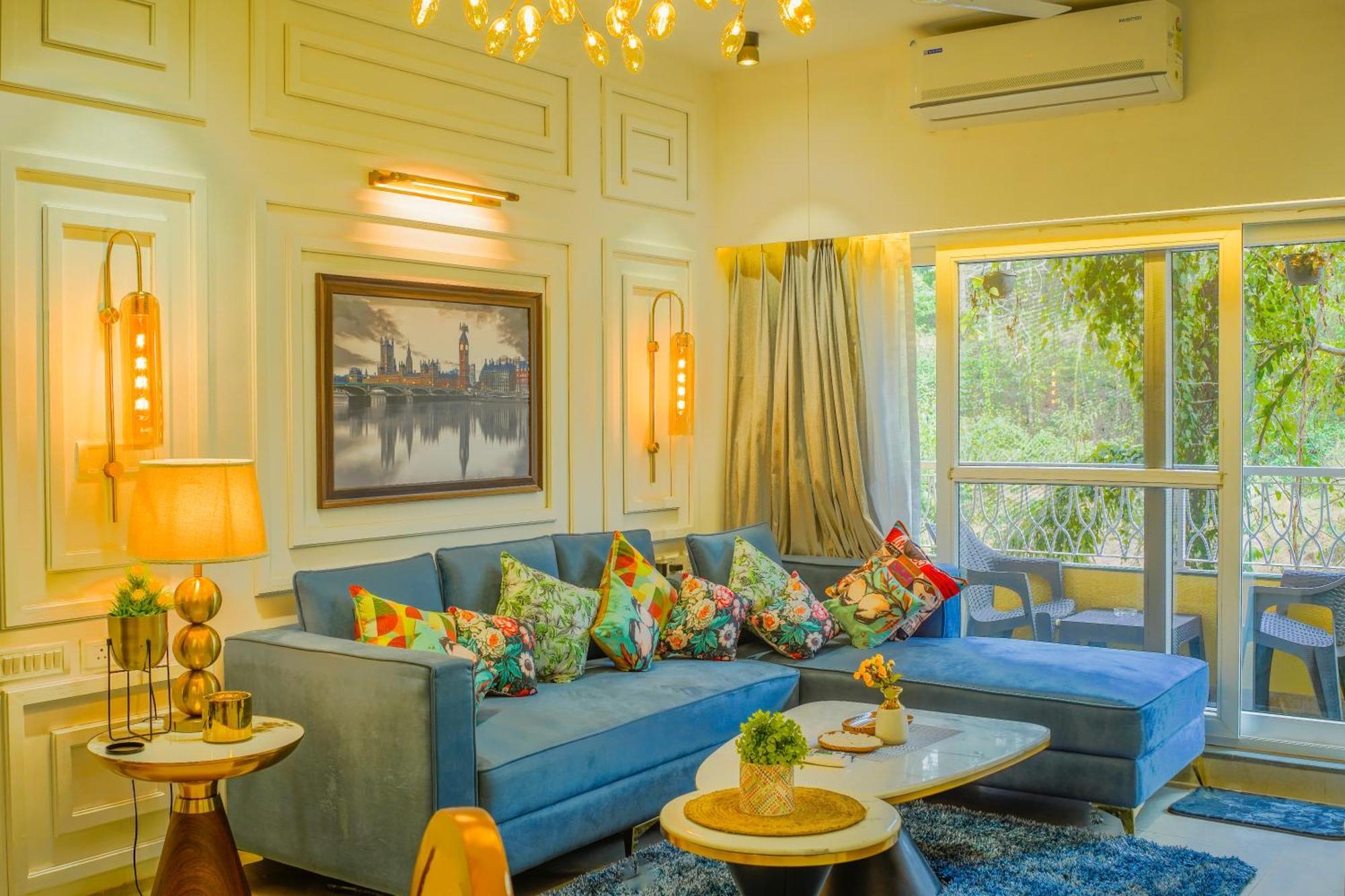 Alaya Stays 1 Bhk With Balcony & Pool - Veera Marina 칸돌림 외부 사진